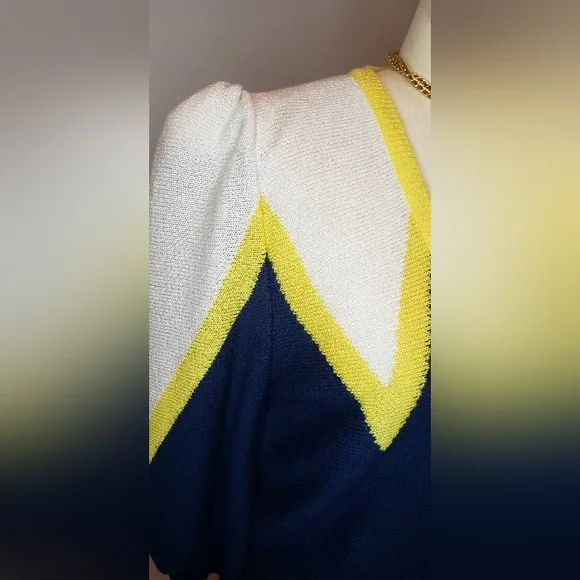 Vintage Navy Women's Sweater And Skirt - Picture 7 of 10